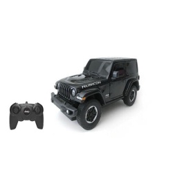 MASINA CU TELECOMANDA JEEP WRANGLER JL NEGRU SCARA 1 LA 24 - Img 2
