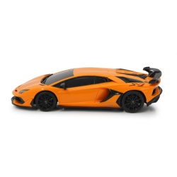 MASINA CU TELECOMANDA LAMBORGHINI AVENTADOR SVJ PORTOCALIU CU SCARA 1 LA 24 - Img 5