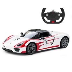 MASINA CU TELECOMANDA PORSCHE 918 SPYDER WEISSACH ALB SCARA 1 LA 14 - Img 2
