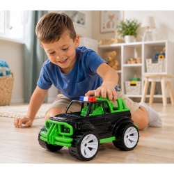 MASINA JEEP OFF ROADER NEGRU VERDE 39CM - Img 3