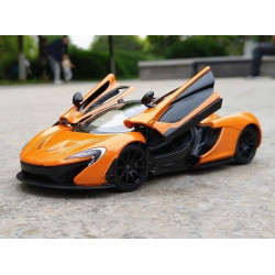 MASINUTA METALICA McLAREN P1 PORTOCALIU SCARA 1 LA 24 - Img 5
