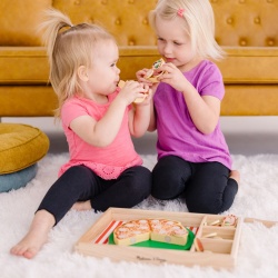 MELISSA AND DOUG SET DE JOACA DIN LEMN PETRECERE CU PIZZA - Img 5