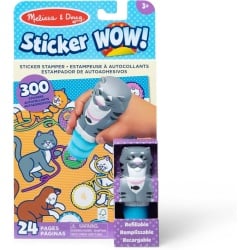 MELISSA AND DOUG STICKER WOW SET DE JOACA AUTOCOLANTE SI STAMPILA PISICA