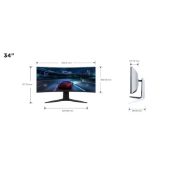 Monitor TCL 34" 34R83Q - Img 4