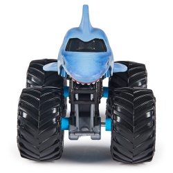 MONSTER JAM MASINUTA METALICA MEGALODON SCARA 1 LA 64 - Img 5