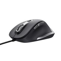 Mouse Trust Fyda cu fir 5000 DPI, negru - Img 2