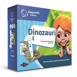 Pachet Raspundel Istetel, creion si carte Dinozauri - Img 1