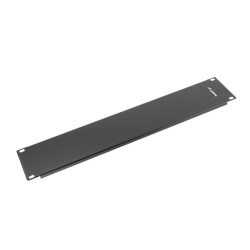 Panou obturator 19" 2U negru