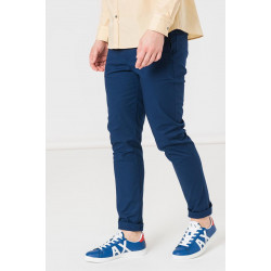 PANTALONI LUNG CASUAL BARBATI NAVY XL - Img 3
