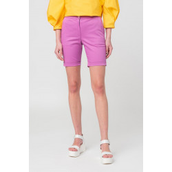 PANTALONI SCURT CASUAL FEMEI LILA XS - Img 1