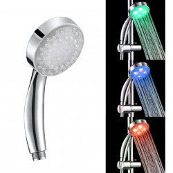 Para de dus cu LED-uri in 3 culori in functie de temperatura apei, AVX-AG176 - Img 1