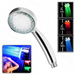 Para de dus cu LED-uri in 3 culori in functie de temperatura apei, AVX-AG176 - Img 2