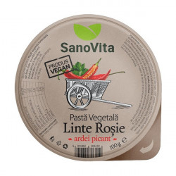 PASTA VEGETALA LINTE ROSIE&ARDEI PICANT100GR