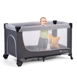 PATUT DE CALATORIE KINDERKRAFT LEODY, CU ACCESORII, GREY - Img 9