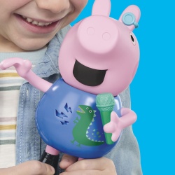 PEPPA PIG FIGURINA GEORGE INTERACTIVA CANTA SI GLUMESTE - Img 7
