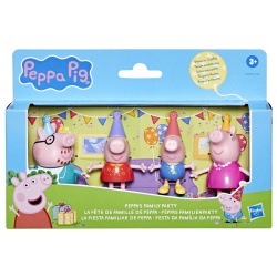 PEPPA PIG SET FIGURINE PETRECERE IN FAMILIA PIG - Img 1