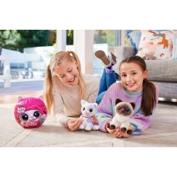 Pets Alive - Jucarie de plus interactiva pisica cu accesorii supriza, Smitten Kittens - Img 2