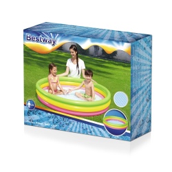 Piscină gonflabilă curcubeu pentru copii - 152 cm - Img 8
