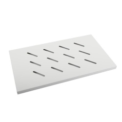 Poliță fixă 486x270 mm, max. 120 kg, gri