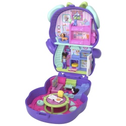 POLLY POCKET SET GENTUTA ANIMALUT CATELUS IN PIJAMA CU ACCESORII - Img 6