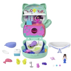 POLLY POCKET SET GENTUTA ANIMALUT PISICUTA MARINAR CU ACCESORII - Img 6