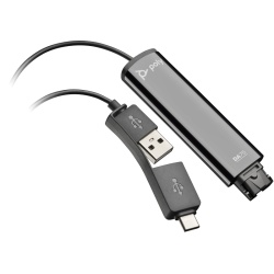 Poly DA75 USB to QD Black Adapter TAA - Img 2