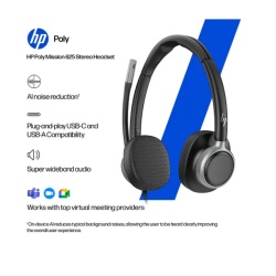 Poly Mission 625Stereo USB Wired Headset - Img 4