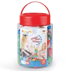 PolyM - Building Block Set (128 piese)