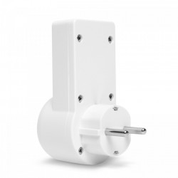 Priză senzor de mișcare - 120° - max 10 m - max 1200W - IP20 - alb - Img 2