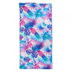 PROSOP PLAJA CU RUCSAC 70X140 CM LEAFS - Img 3
