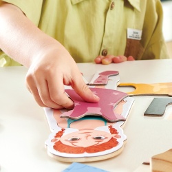 Puzzle magnetic de imbracare (68 piese) - Img 4