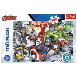 PUZZLE TREFL 100 AVENGERS RAZBUNATORII FAIMOSI - Img 3