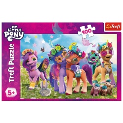 PUZZLE TREFL 100 MY LITTLE PONY PONEII AMUZANTI - Img 3
