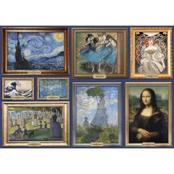 PUZZLE TREFL 1000 ART COLLECTION O COLECTIE DE CAPODOPERE DE ARTA - Img 2