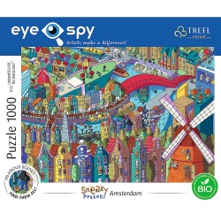 PUZZLE TREFL 1000 UFT EYE SPY AMSTERDAM - Img 3
