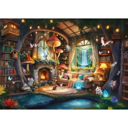 PUZZLE TREFL 2000 COLECTIA SUA CASUTA DIN BASM CU POSTER INCLUS - Img 2