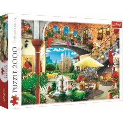 PUZZLE TREFL 2000 VEDERE DIN BARCELONA - Img 1