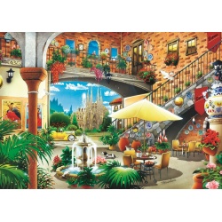 PUZZLE TREFL 2000 VEDERE DIN BARCELONA - Img 2
