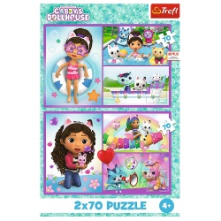 PUZZLE TREFL 2X70 GABBYS DOLLHOUSE AVENTURILE LUI GABBY - Img 4