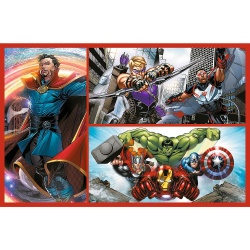PUZZLE TREFL 2X70 MARVEL AVENGERS MISIUNEA SUPER EROILOR MARVEL AVENGERS - Img 2