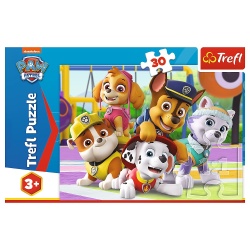 PUZZLE TREFL 30 PATRULA CATELUSILOR MEREU LA TIMP - Img 3