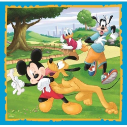 PUZZLE TREFL 3IN1 MICKEY MOUSE SI PRIETENII - Img 2