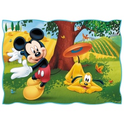 PUZZLE TREFL 4IN1 MICKEY MOUSE ZIUA DEOSEBITA - Img 2