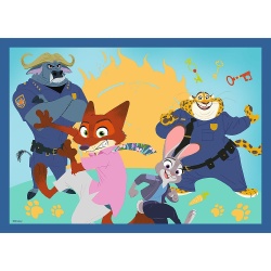 PUZZLE TREFL 4IN1 ZOOTOPIA PLINA DE AVENTURI - Img 4