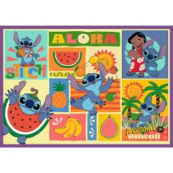 PUZZLE TREFL 4X250 DISNEY UIMITORUL STITCH - Img 3