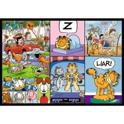 PUZZLE TREFL 4X250 LUI GARFIELD NU II PLACE ZIUA DE LUNI - Img 3