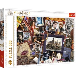 PUZZLE TREFL 500 HARRY POTTER - MEMORIILE DE LA HOGWART - Img 1