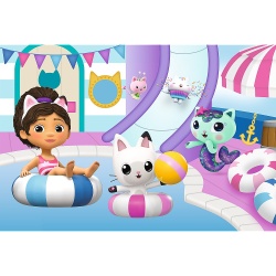 PUZZLE TREFL 60 GABBYS DOLLHOUSE GABBY LA PISCINA - Img 2