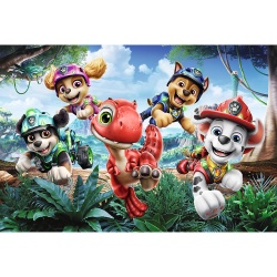 PUZZLE TREFL 60 PATRULA CATELUSILOR DINOZAURI LA SALVARE - Img 2