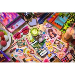 PUZZLE TREFL 600 FLAMINGO MICA MEA LUME - Img 2